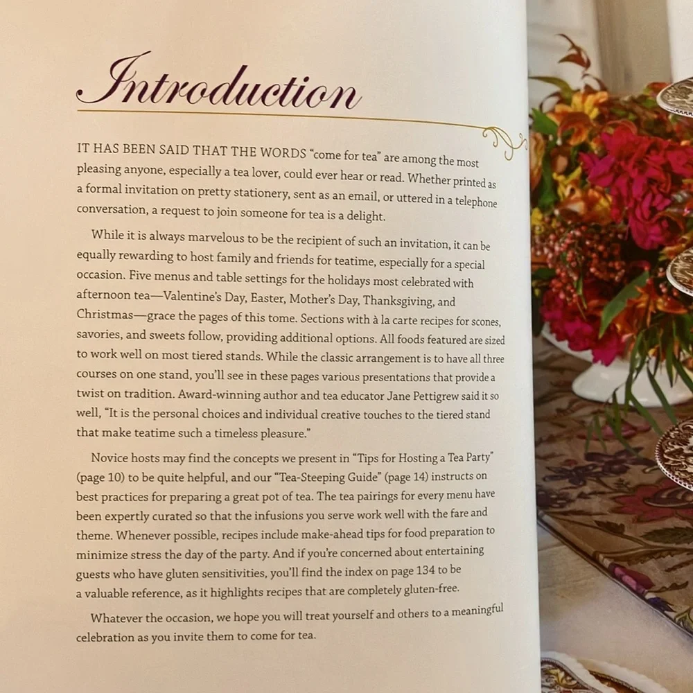 NWOT Gorgeous “Come for Tea” 🫖 Recipe Book - Picture 6 of 12